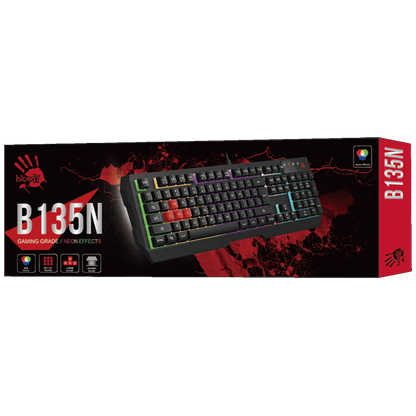 Bloody Tastatura sa Neon LED osvjetljenjem, gaming, USB - A4-B135N