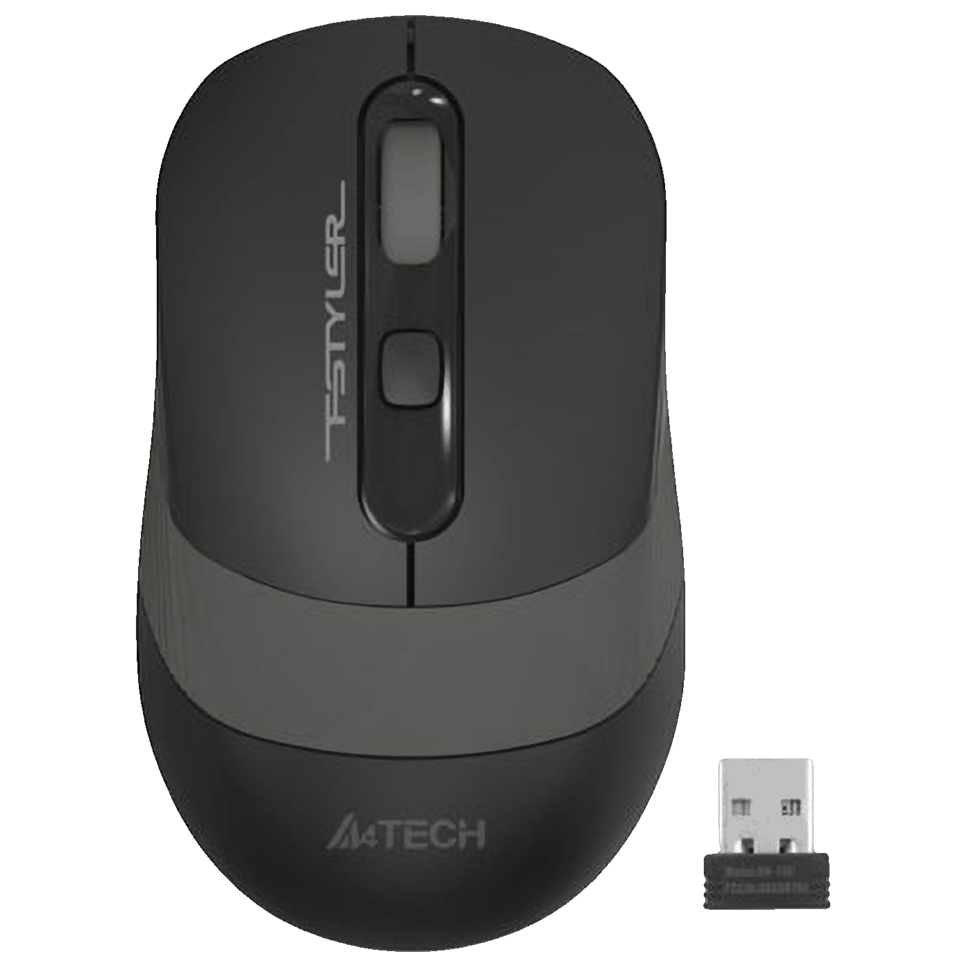 A4Tech Bežični miš, 2000 dpi, USB nano prijemnik - A4-FG10 GREY Fstyler