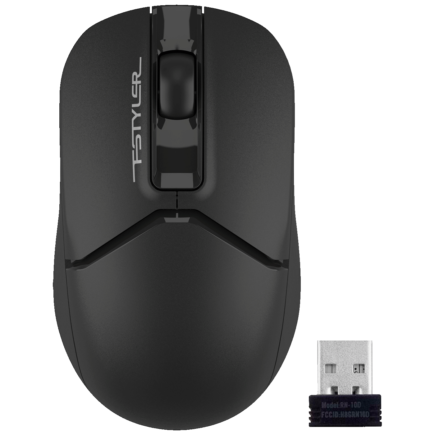 A4Tech Bežični miš, 1200 dpi, USB nano prijemnik - A4-FG12 BLACK Fstyler