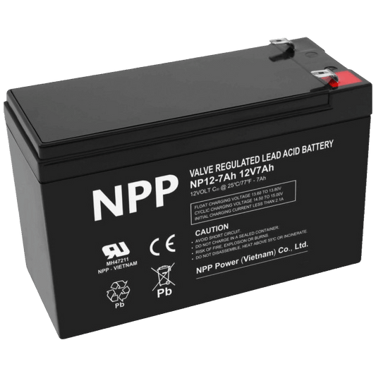 NPP Baterija akumulatorska, 12V / 7Ah - NPP NP12V-7Ah