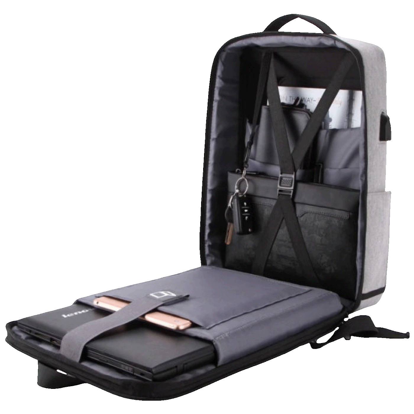 Gembird Ruksak za laptop 15.6" sa sigurnosnom bravom - NCC-15-KLB022