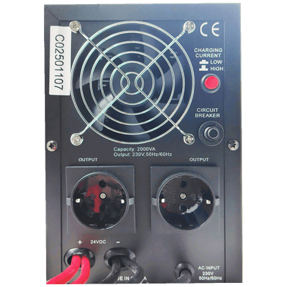Gembird UPS/ Izvor neprekidnog napajanja, 2000VA, 1400W - UPS-PSW-2000VA GMB LONG