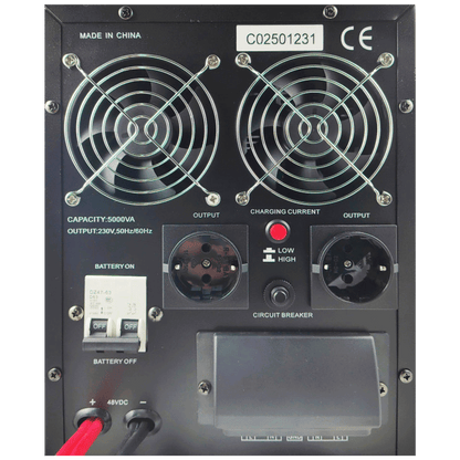 Gembird UPS/ Izvor neprekidnog napajanja, 5000VA, 3500 W - UPS-PSW-5000VA GMB LONG