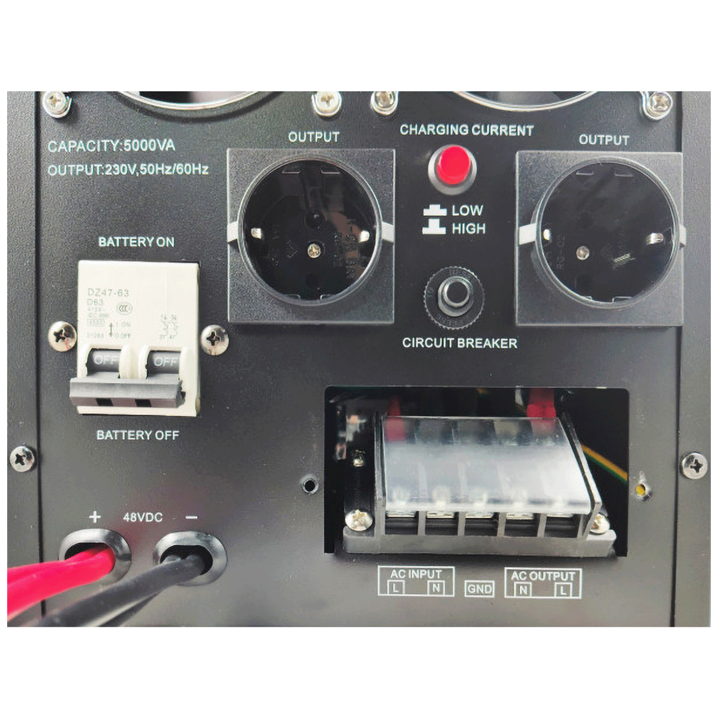 Gembird UPS/ Izvor neprekidnog napajanja, 5000VA, 3500 W - UPS-PSW-5000VA GMB LONG
