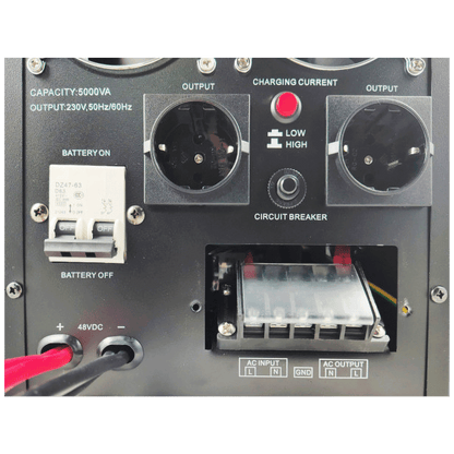 Gembird UPS/ Izvor neprekidnog napajanja, 5000VA, 3500 W - UPS-PSW-5000VA GMB LONG