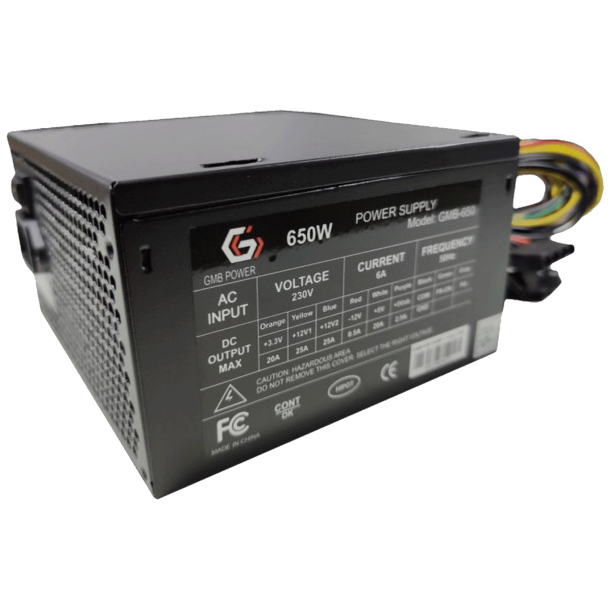 Gembird Napojna za PC, 650W - GMB-650-12