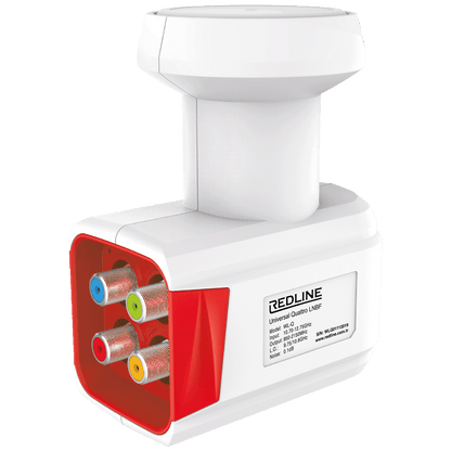 REDLINE LNB Quattro, šum 0,1 dB, DVB-S2 ( HD - UHD ) - WL-Q QUATTRO
