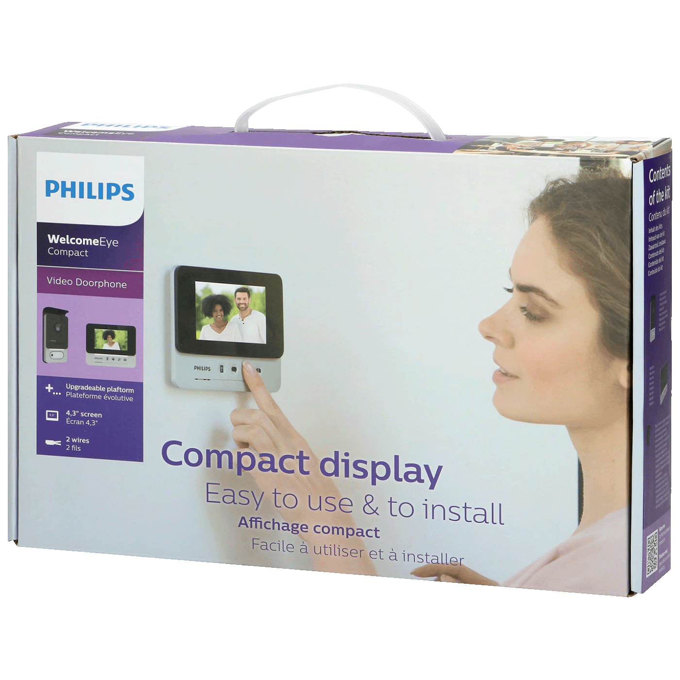 Philips Video interfon 4.3", set, WelcomeEye Compact - WelcomeEye Compact 4.3"