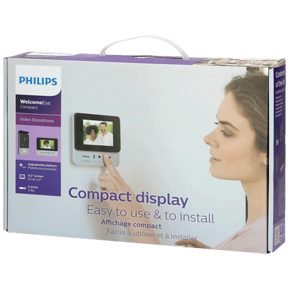 Philips Video interfon 4.3", set, WelcomeEye Compact - WelcomeEye Compact 4.3"