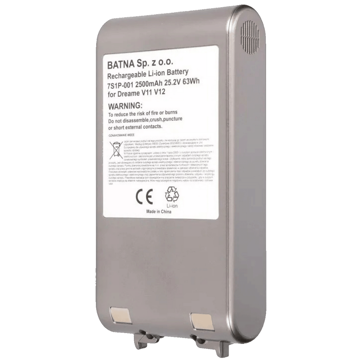 Extralink Baterija za Dreame V11/V12/V11SE/V12 Pro/V16, 25.2V 2500mAh - Battery V11 V12 V11SE V12PRO V16