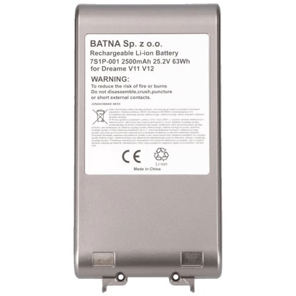 Extralink Baterija za Dreame V11/V12/V11SE/V12 Pro/V16, 25.2V 2500mAh - Battery V11 V12 V11SE V12PRO V16