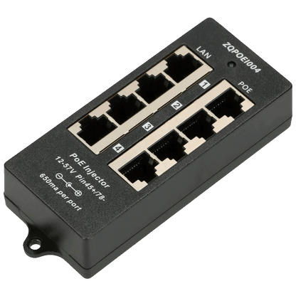 Extralink PoE Injector sa 4 100Mb/s RJ45 porta, pasivni - 4 Port PoE Injector