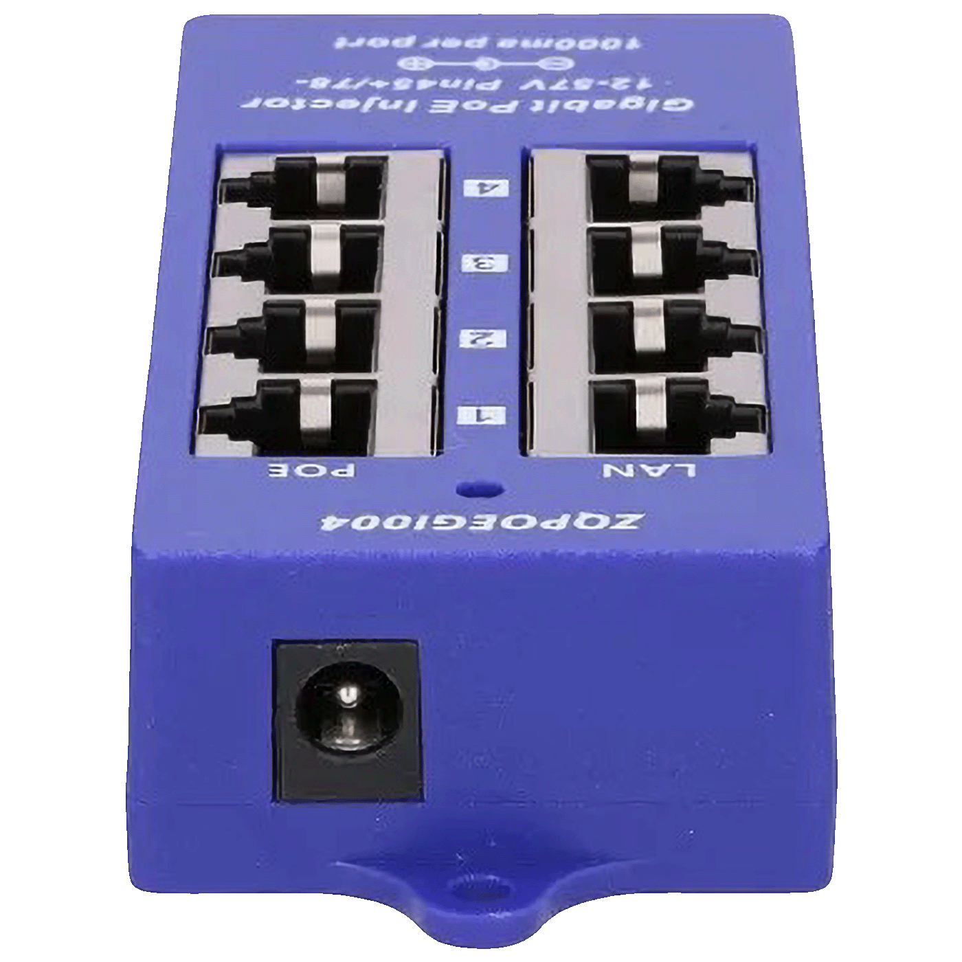 Extralink PoE iInjector sa 4 1000Mb/s RJ45 porta, pasivni - 4 Port Gigabit PoE Injector