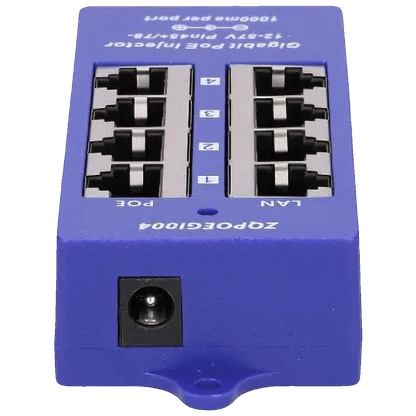 Extralink PoE iInjector sa 4 1000Mb/s RJ45 porta, pasivni - 4 Port Gigabit PoE Injector