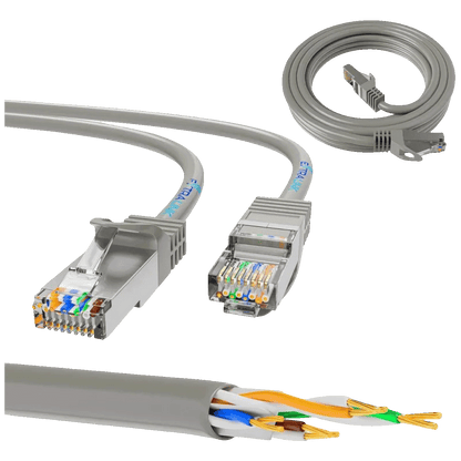 Extralink Mrežni kabel Cat.5e, AWG26, 3 met. - Kat.5e UTP 3m LAN Patchcord