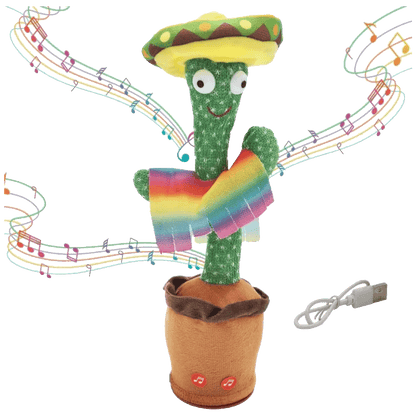 Extralink Igračka kaktus sa sombrerom koji pleše i ponavlja riječi - Dancing Cactus Toy w Sombrero