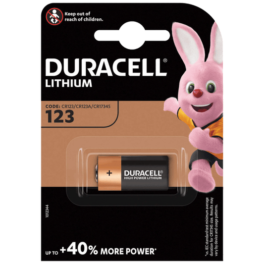 Duracell Baterija litijumska CR123A, 3V, blister 1 kom. - CR123A B1