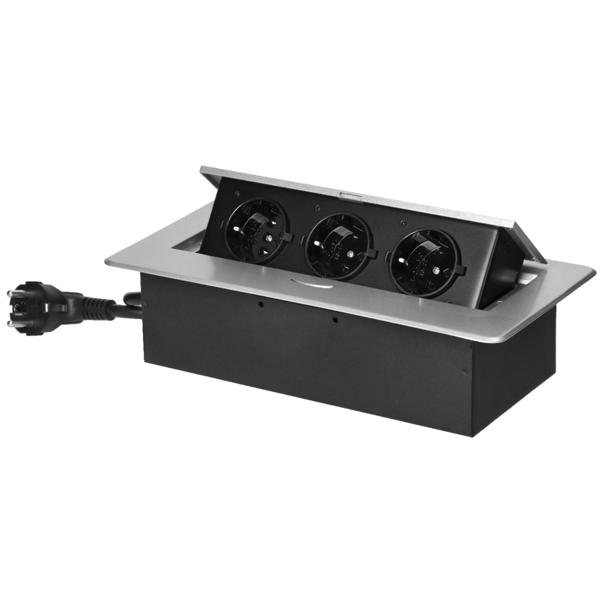 Orno Produžni kabel sa 3 x Schuko utičnice, ugradbena - OR-GM-9033(GS)/G