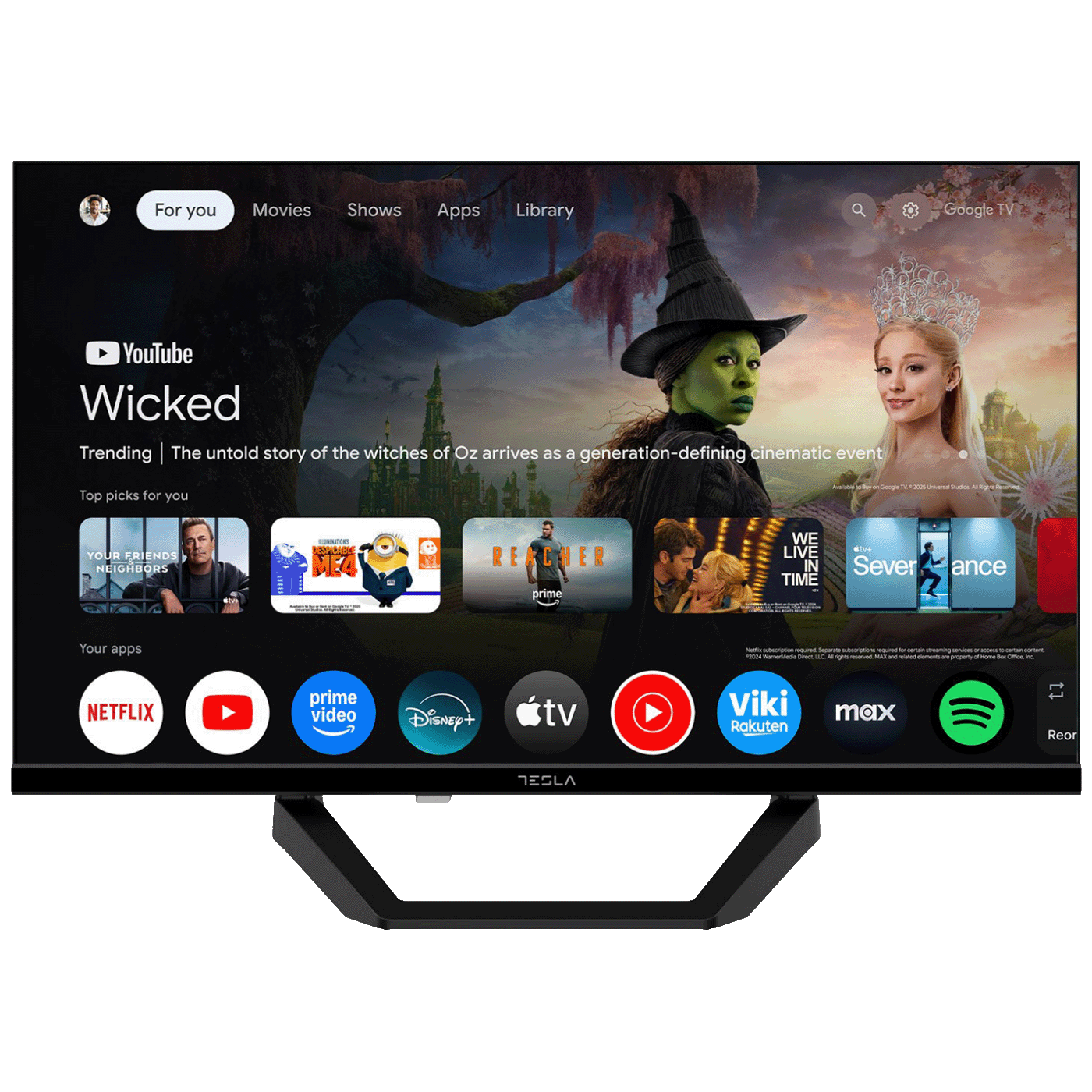 Tesla Televizor Smart LED HD 24", Series 6, Google TV - 24E655BHS