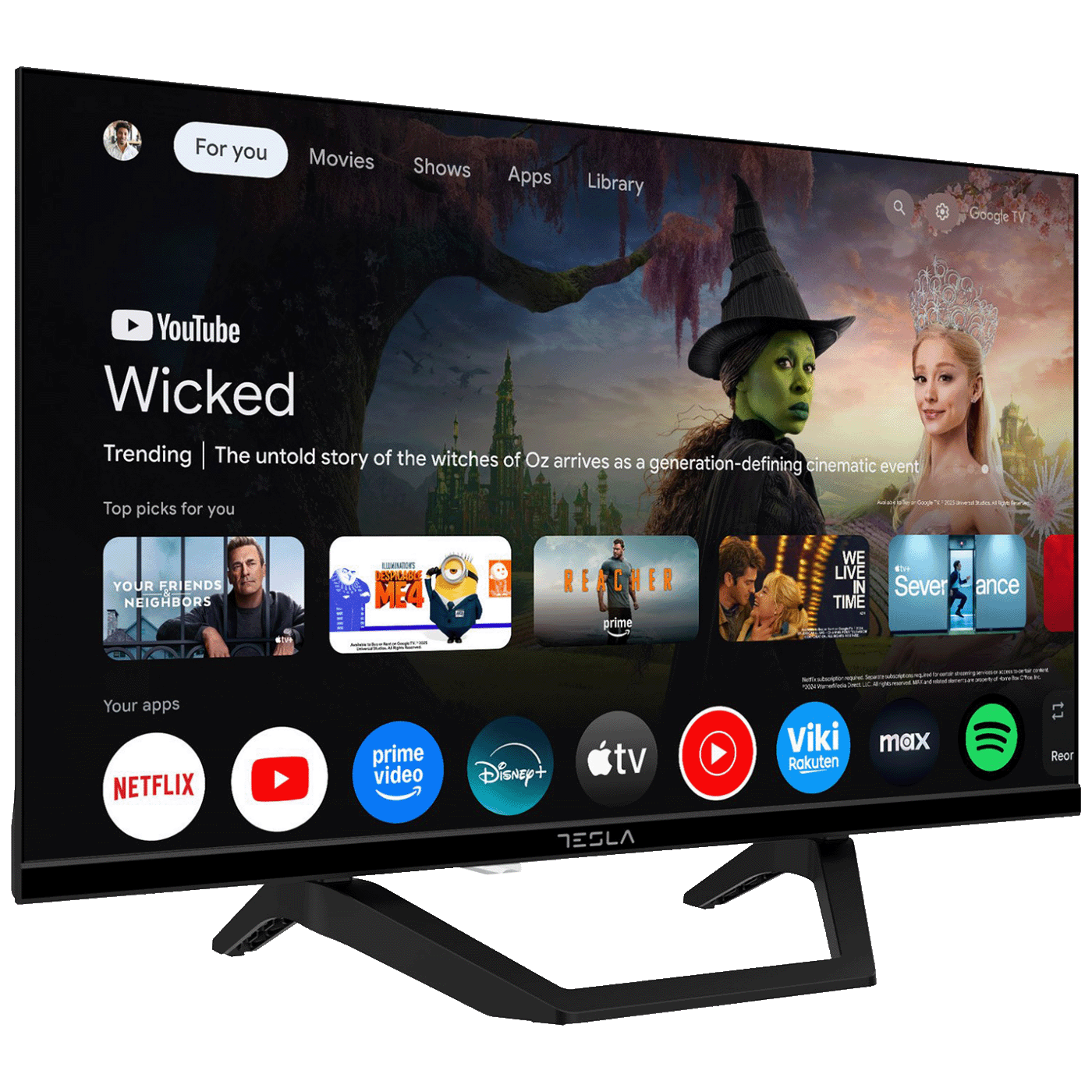 Tesla Televizor Smart LED HD 24", Series 6, Google TV - 24E655BHS