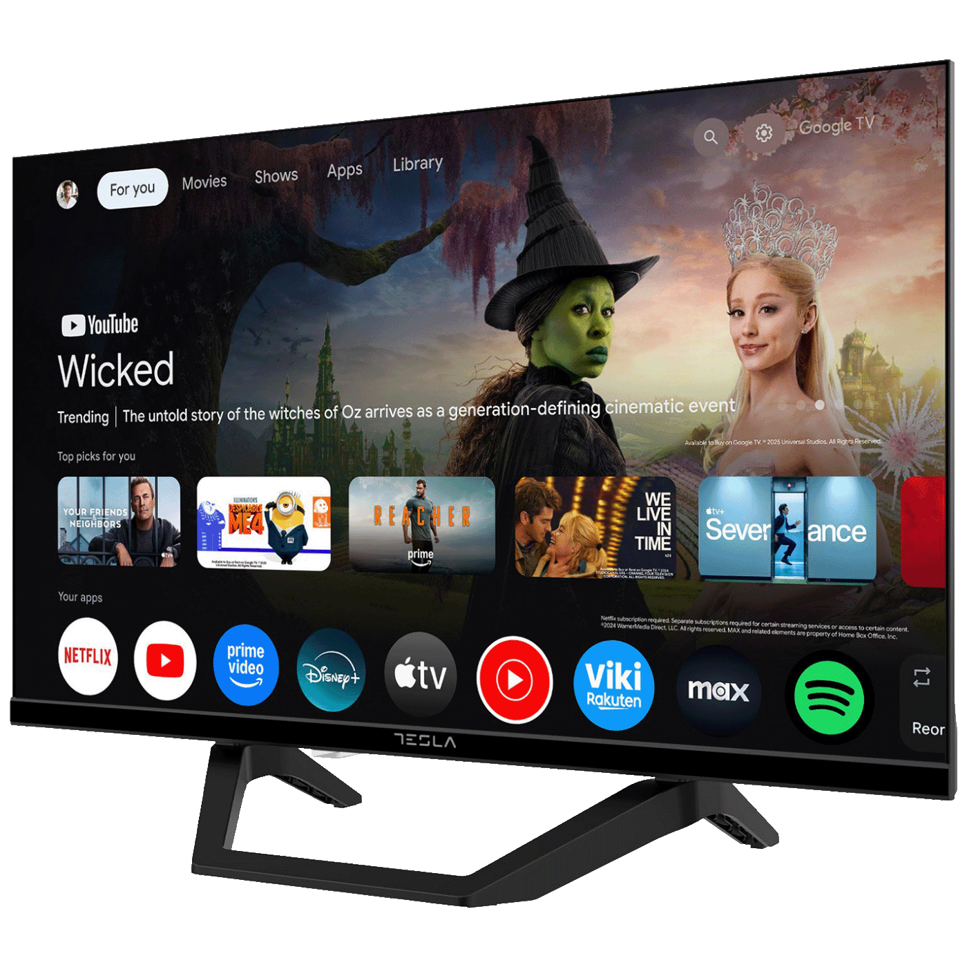 Tesla Televizor Smart LED HD 24", Series 6, Google TV - 24E655BHS