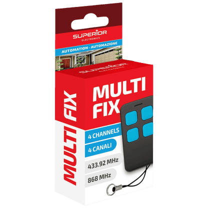 Superior Daljinski upravljač za garažna vrata i kapije, univerzalni - Multi-Fix
