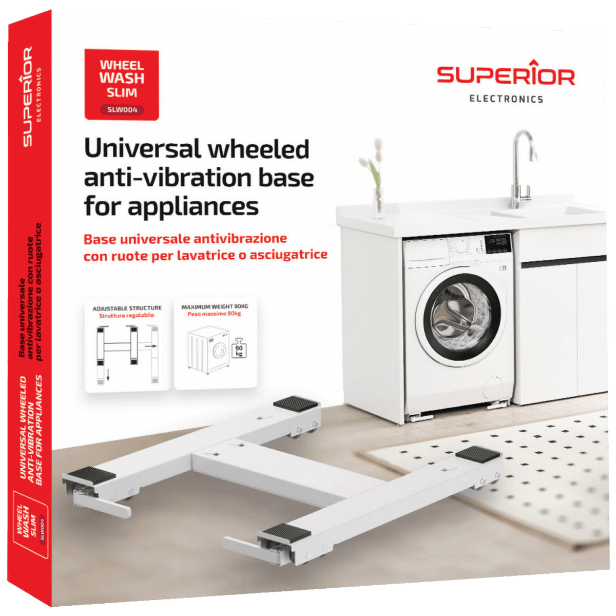Superior Univerzalna antivibraciona baza na kotačima - Wheel Wash Slim