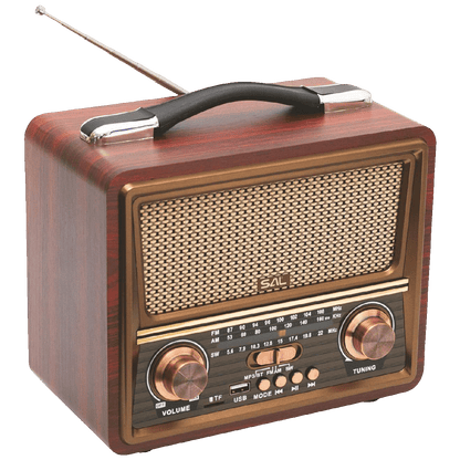 SAL Retro radio + BT bežični zvučnik, FM, MP3, USB/microSD - RRT22