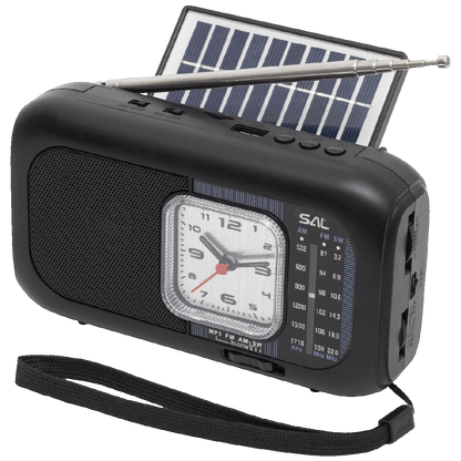 SAL Radio prijemnik sa solarnim napajanjem, FM-AM-SW, Bluetooth - RPH3