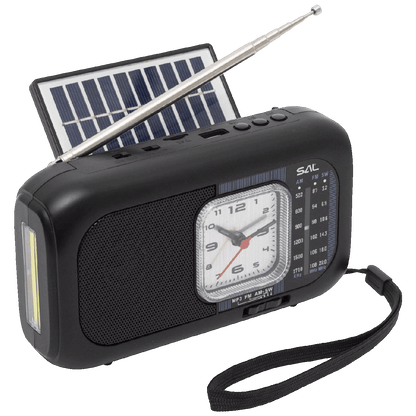 SAL Radio prijemnik sa solarnim napajanjem, FM-AM-SW, Bluetooth - RPH3