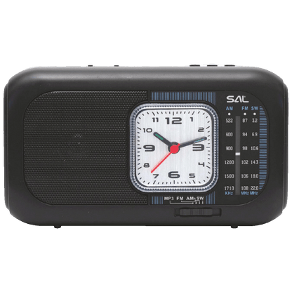 SAL Radio prijemnik sa solarnim napajanjem, FM-AM-SW, Bluetooth - RPH3