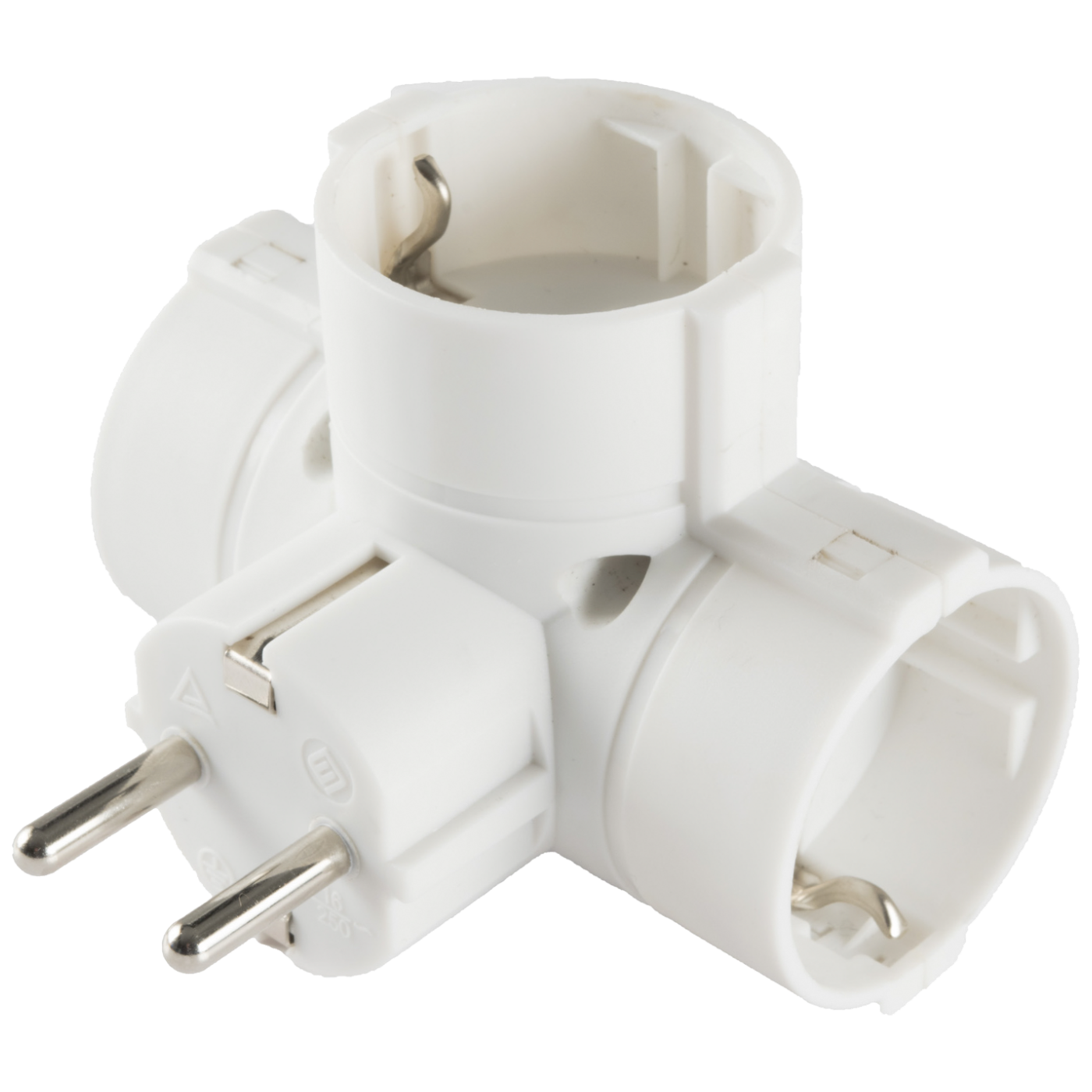 home Strujni razdjeljnik, 3 x schuko utičnice, T oblik - TPF-36