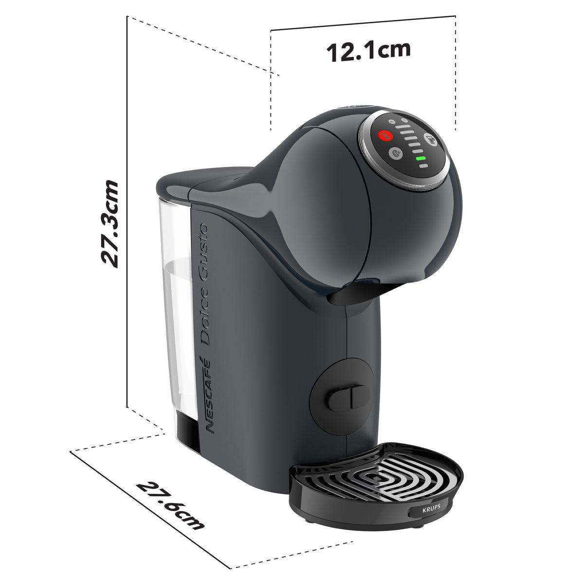 Krups aparat za kavu Dolce Gusto Genio S KP340B10 Cosmic Gray