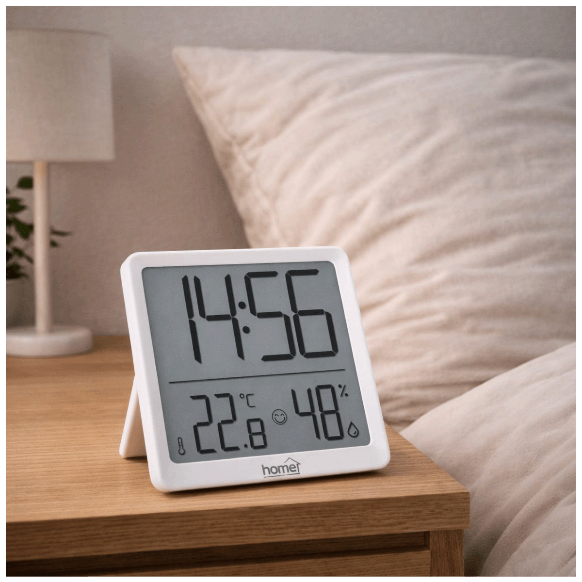 home Sat sa alarmom i mjeračem temperature i vlažnosti - HC17