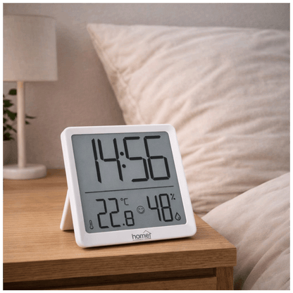 home Sat sa alarmom i mjeračem temperature i vlažnosti - HC17