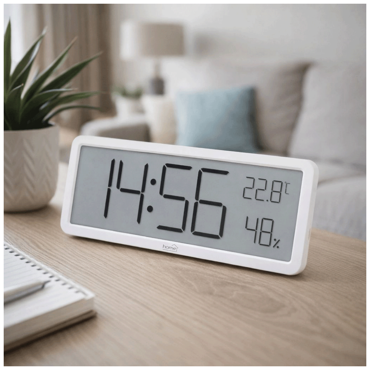home Sat sa alarmom i mjeračem temperature i vlažnosti - HC18