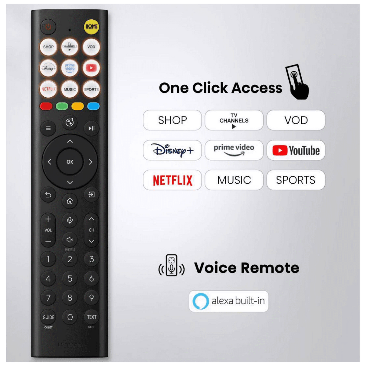 Hisense Televizor Smart Hi-QLED E7S UHD 4K 50" - 50E7S