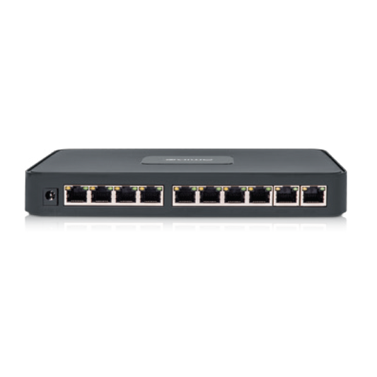 Amiko Home PoE mrežni switch, 10 port RJ-45, 8 PoE, rack ugradnja  - POE SWITCH 8CH+2