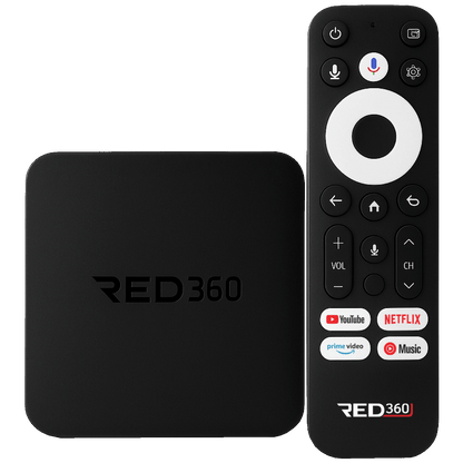 REDLINE Prijemnik Google TV, 4K, 2GB / 32 GB, WiFi, Bluetooth, LAN - RED360 X100 PRO+