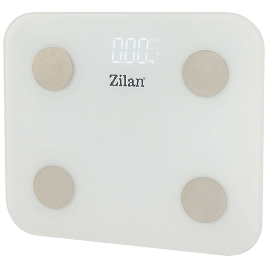 Zilan Digitalna tjelesna vaga,  do 180 kg., LED zaslon, Bluetooth - ZLN9006