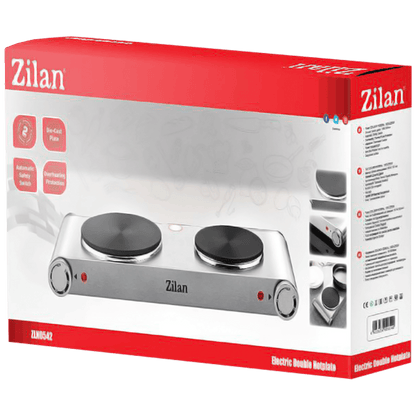 Zilan Električno kuhalo, 2 ploče  2250 W, INOX - ZLN0542