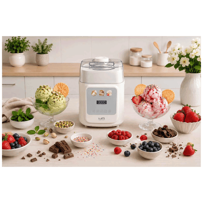Home Robot Aparat za sladoled s kompresorom, kapacitet 1 lit., 90W - GELATO-500