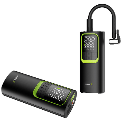 MeanIT Pumpa za gume, do 10 bar., PowerBank, LED lampa, 8000mAh - AP1