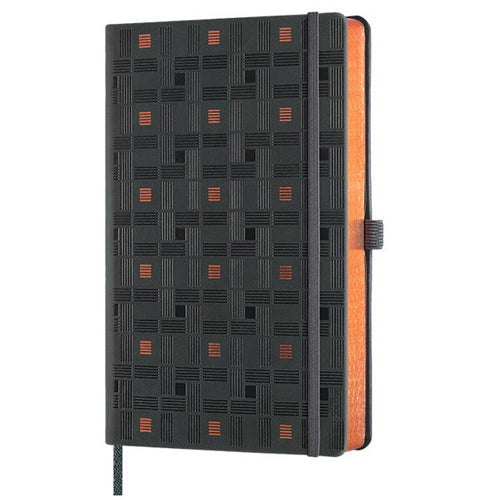 Notes A5 dikto, Weaving Cooper, crno crveni, Castelli