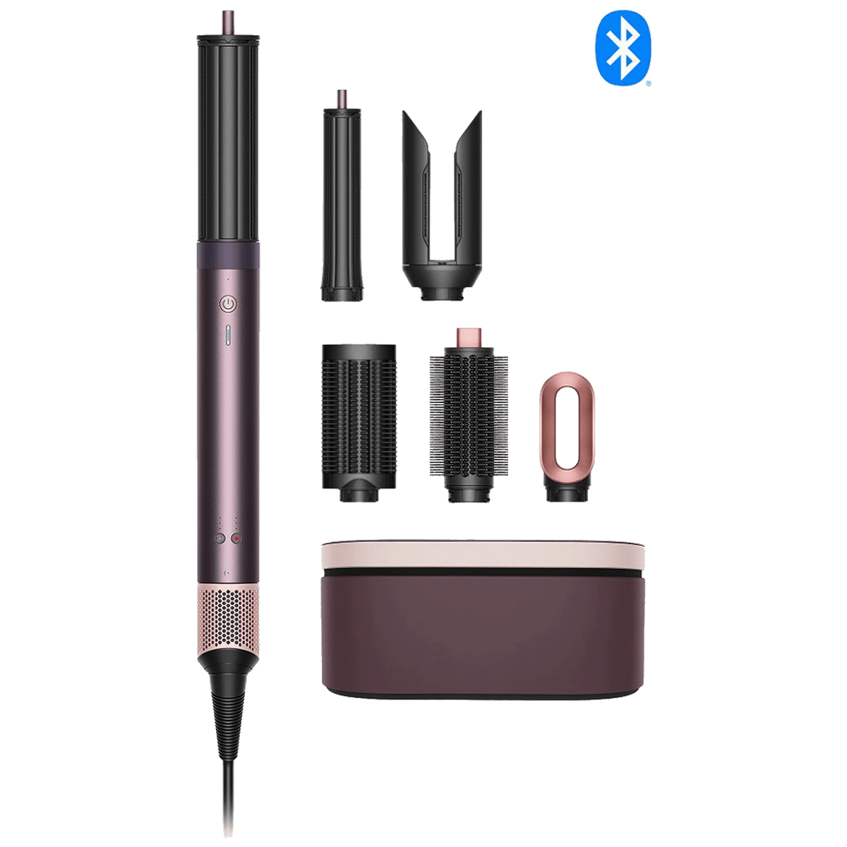 Dyson Uvijač za kosu, 1300 W, kovrče, valovi, ravnanje, sušenje - Airwrap Coanda2x Jasper Plum S+W