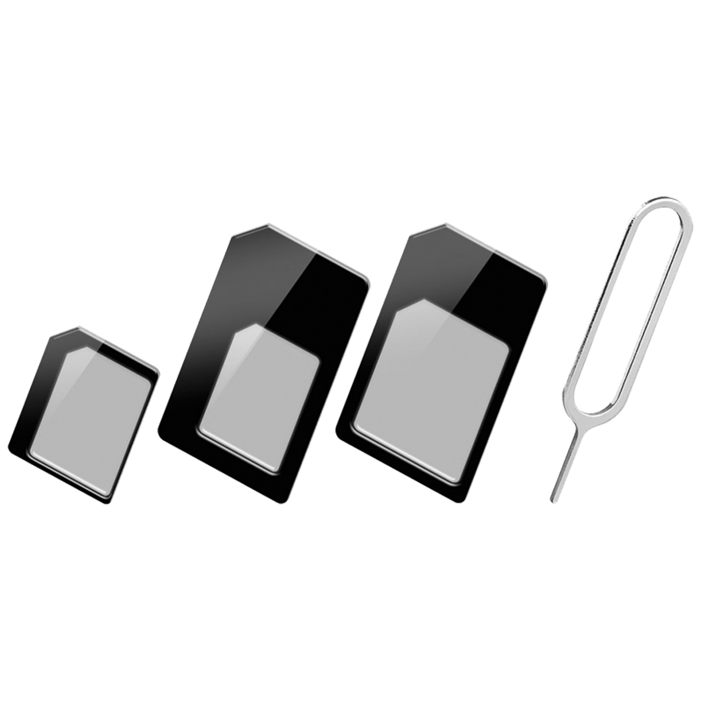 MeanIT Adapter, nano SIM, 3 in 1  - SIM ADAPTER 3U1