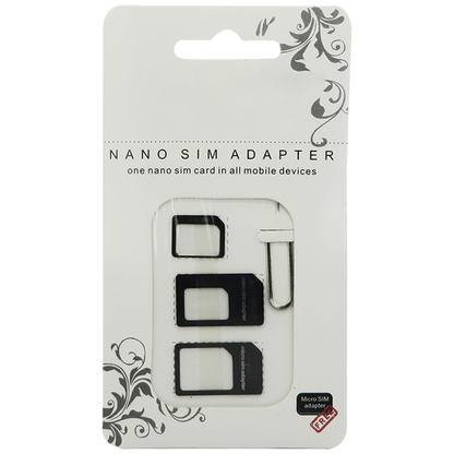 MeanIT Adapter, nano SIM, 3 in 1  - SIM ADAPTER 3U1