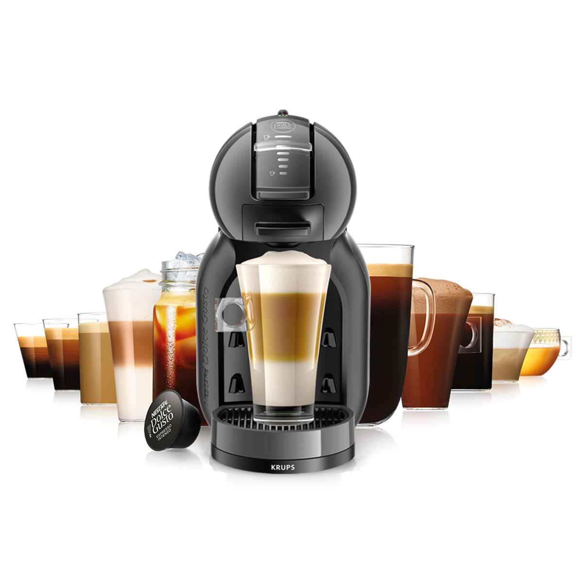 Krups aparat za kavu Dolce Gusto Mini Me KP123810 crno/antracit