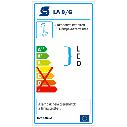 home Lampa, LED, stolna, za dječije sobe, žirafa - LA 9/G