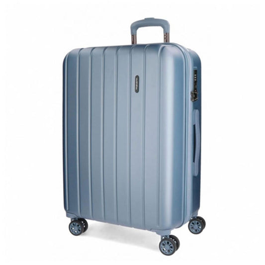 Kofer 70 cm ABS, Wood 5318863, svijetlo plavi, Movom